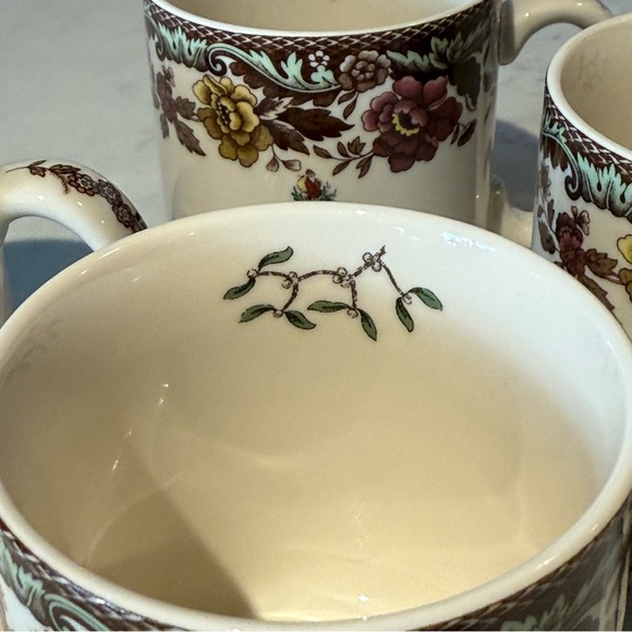 Spode Woodland Grove Christmas Tree Mugs  Coffee Cup Holiday Retired - Picture 3 of 11